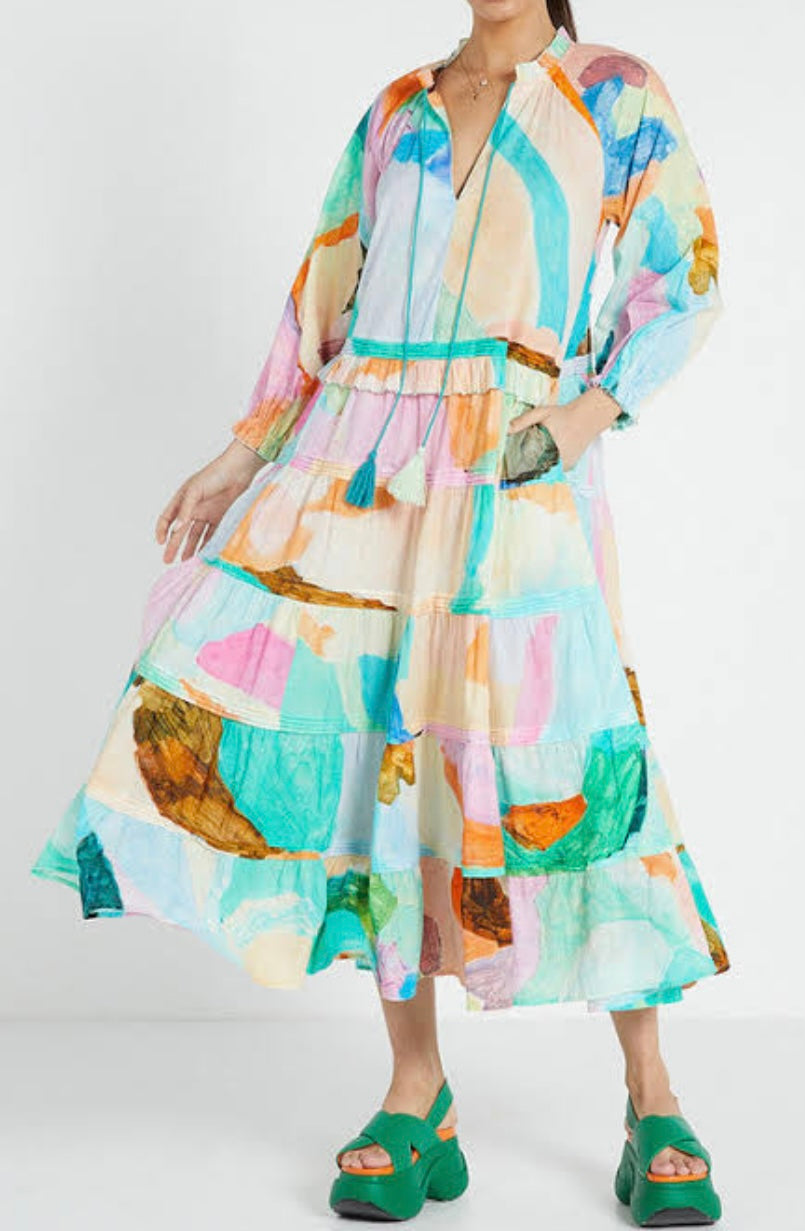 Bohemian Traders - No Rain maxi dress - size L (14-16)