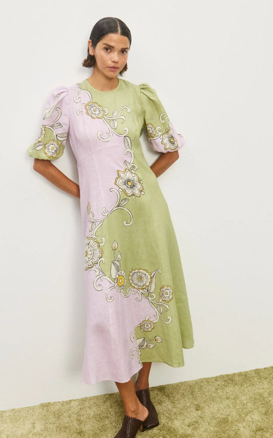 Alèmais Sora Midi Dress Size 10