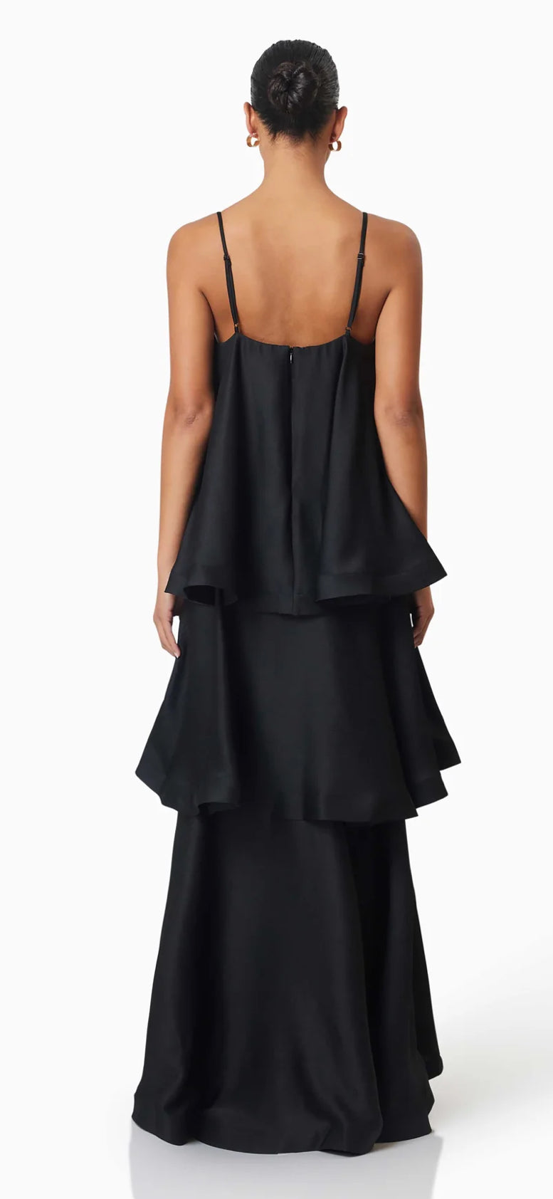 Tilly Tiered Maxi Dress Black