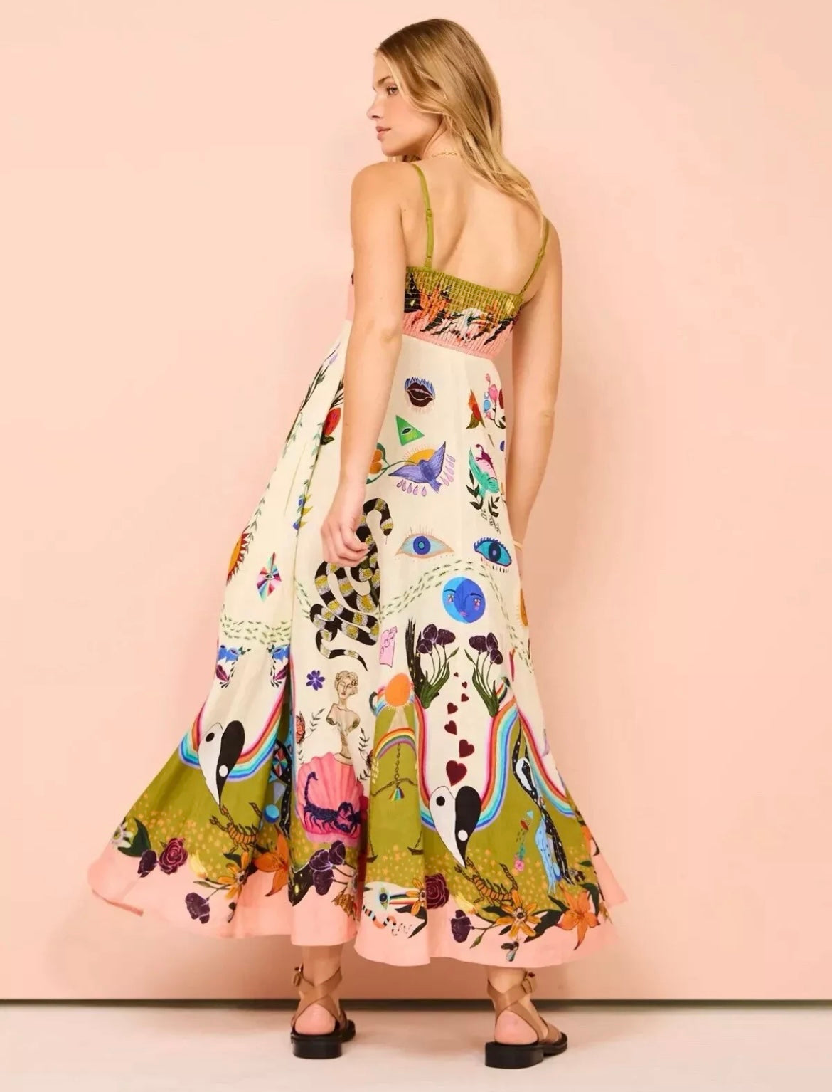 Alemais - Evergreen sundress size 10