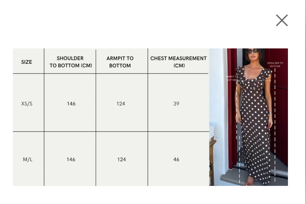 Design by Si Luna dress with polka dots Brown/yellow