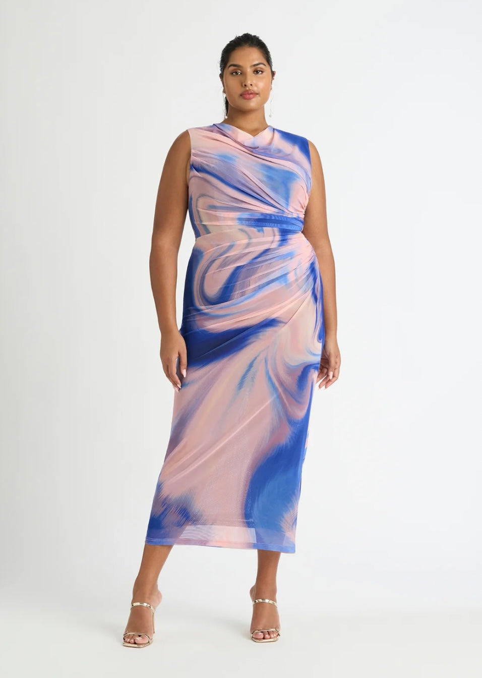 sheike mesh dress Penelope Mesh Dress Print | Mesh Maxi Dress