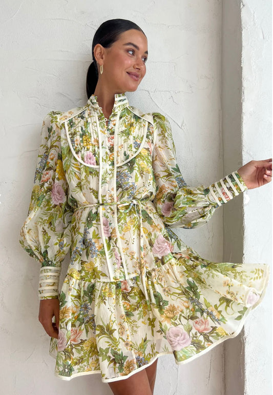 Alemais- Eden Mini Dress - Size 10