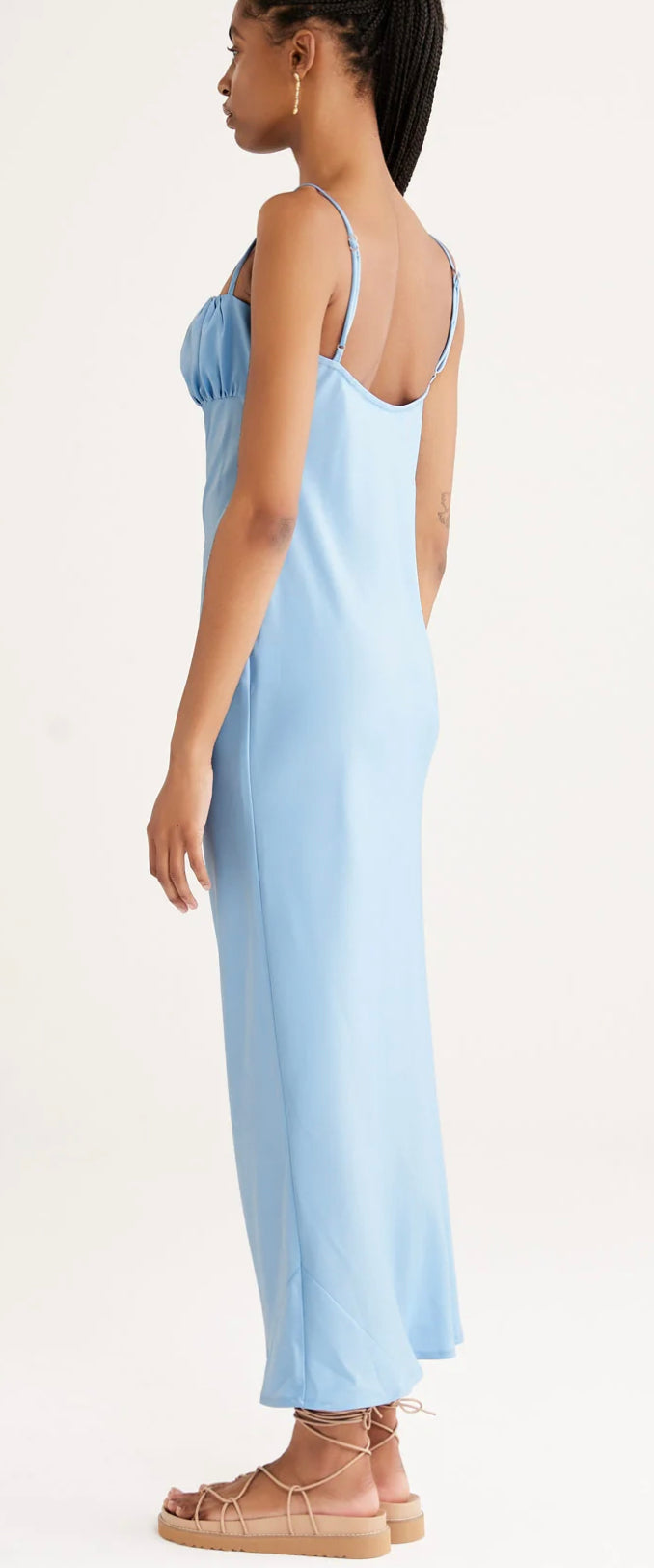 Rumer - Kimberly Ruched Maxi - size L (12-14)