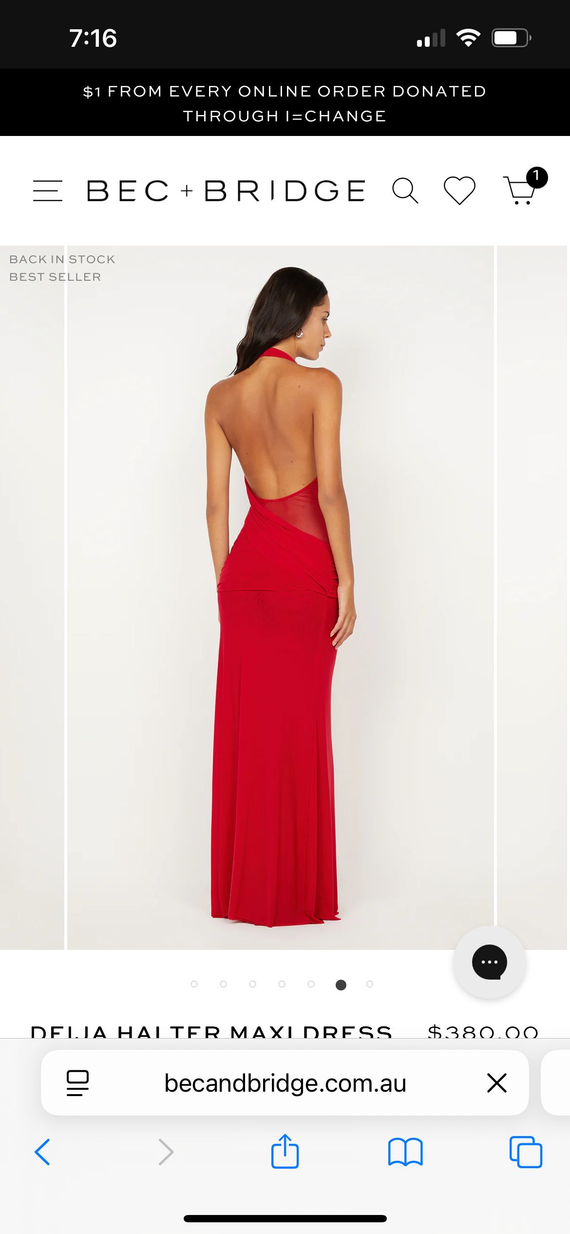 Deija Halter Maxi Dress