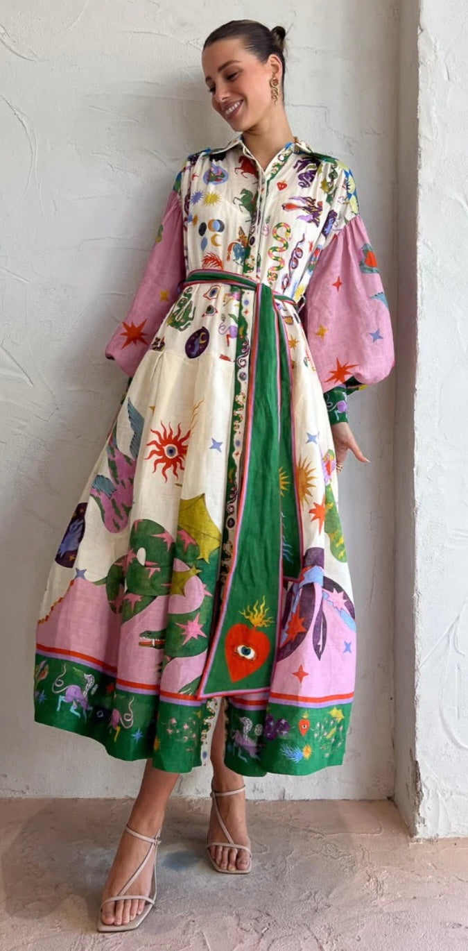 Alemais - Seeker Shirt Dress - Size 10 (suits 8-12)