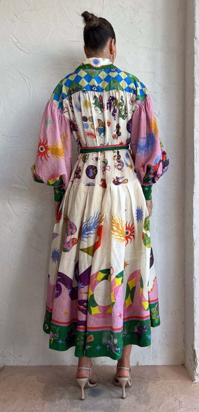 Alemais - Seeker Shirt Dress - Size 10 (suits 8-12)