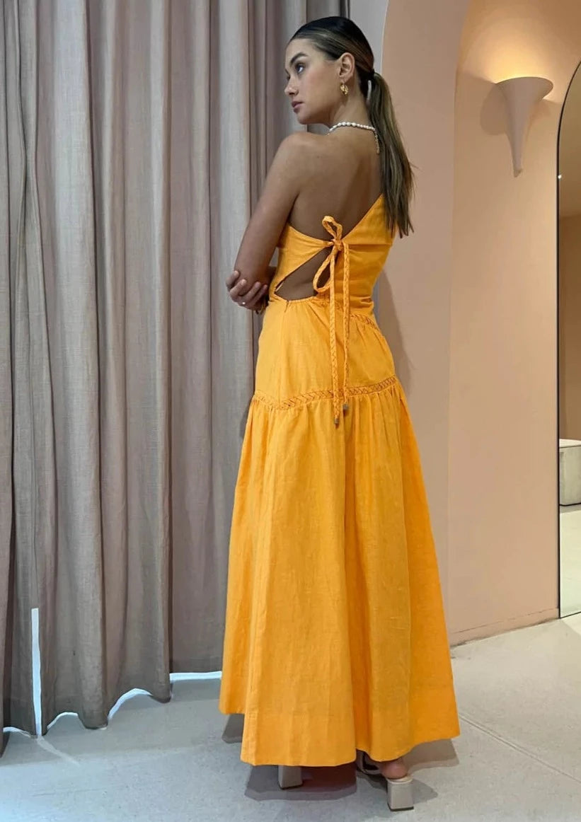 By Nicola - Sol One Shoulder Maxi - Size 8 (Fits 8-10)