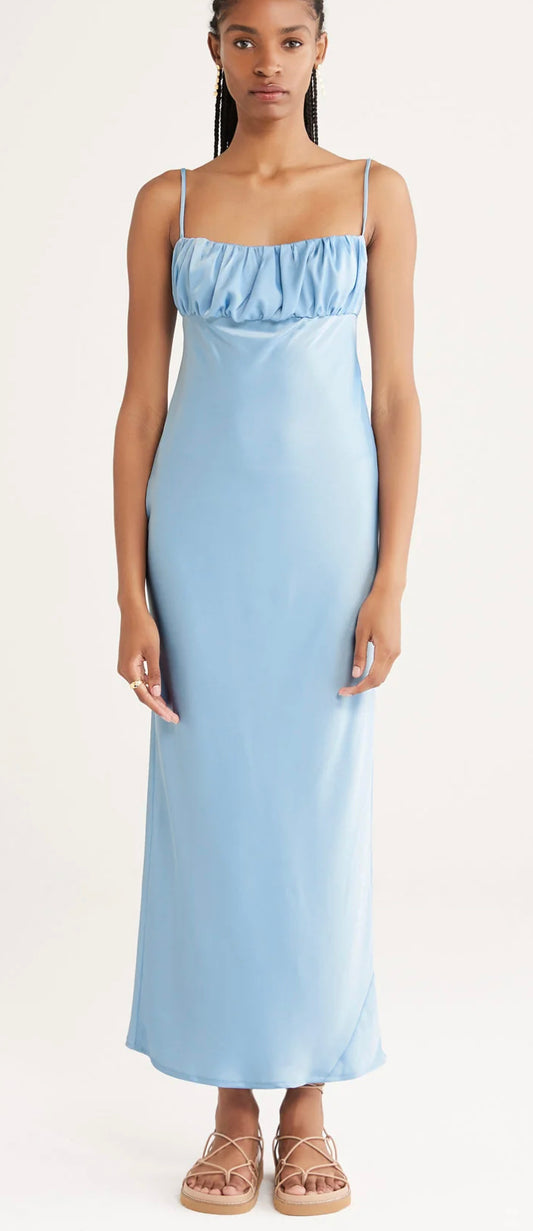 Rumer - Kimberly Ruched Maxi - size L (12-14)